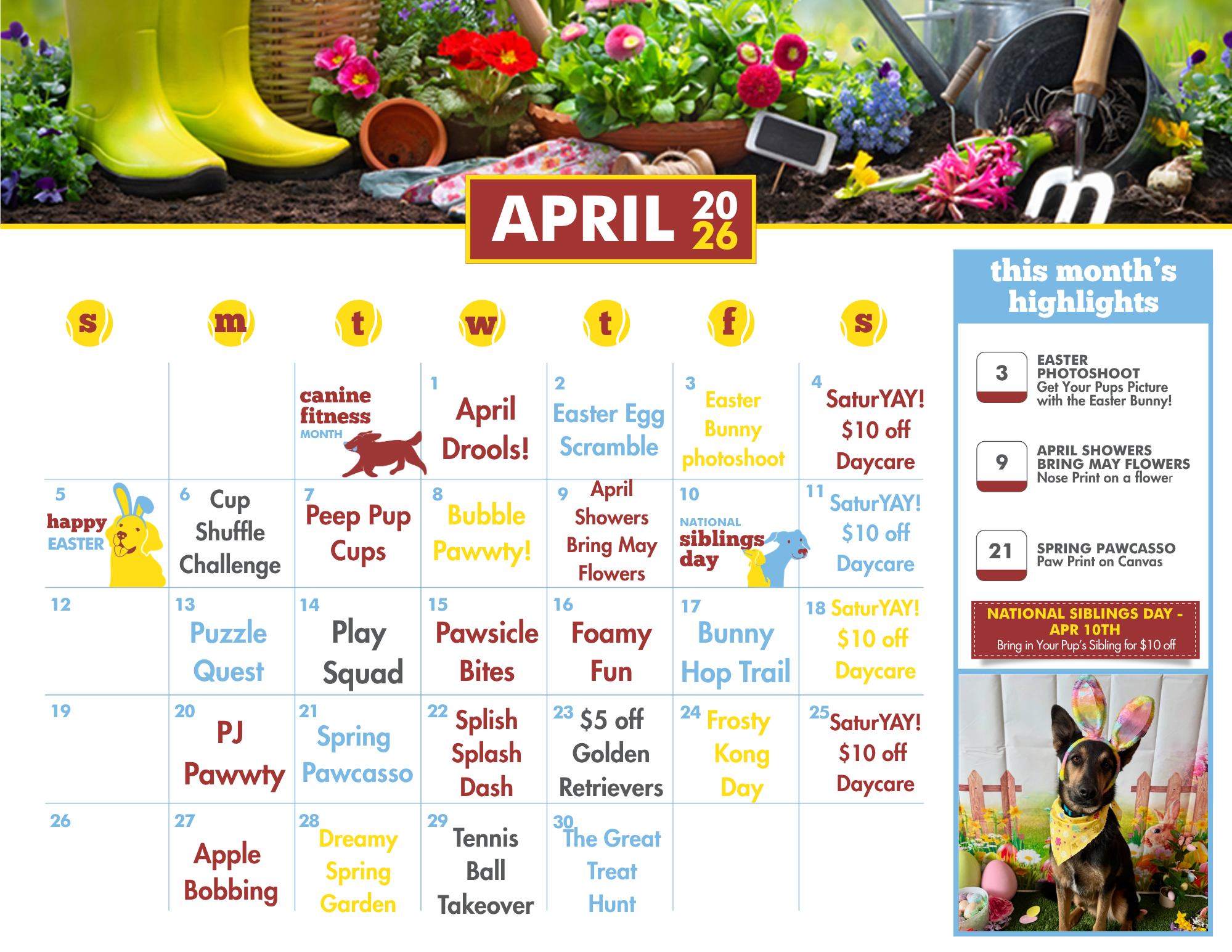 April 2026 calendar